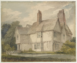 St Mary's Rectory, Newington, Surrey by John Chessell Buckler (British Library)