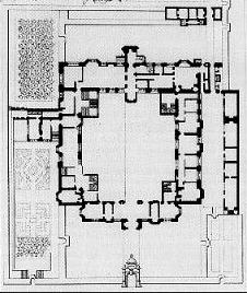 Early 17C plan of Hatfield Palace